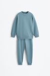 Cotton Sweatshirt and Pants Set