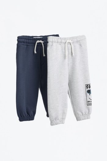 2-Pack Contrast Cotton Pants