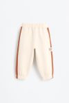Contrast Striped Cotton Pants