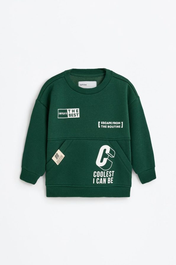 Printed Sweatshirt and Pants Set