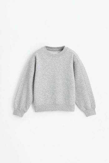 Solid Cotton Sweatshirt
