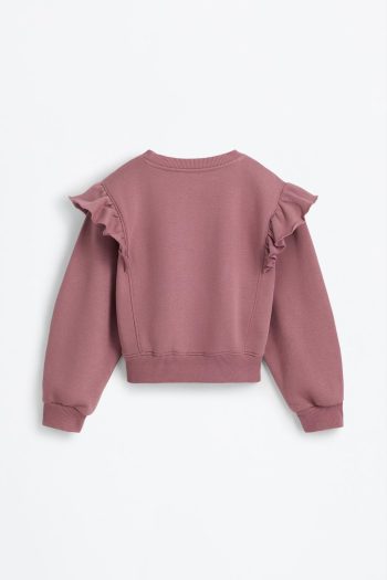Ruffled Sweatshirt