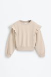 Ruffled Sweatshirt