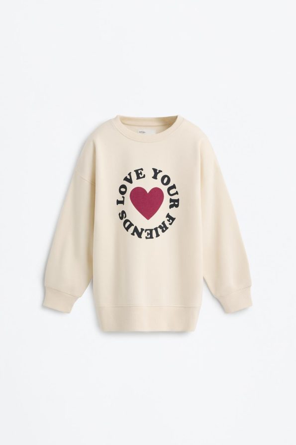Sweatshirt and Flared Leggings Set