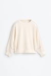 Loose Fit Cotton Sweatshirt