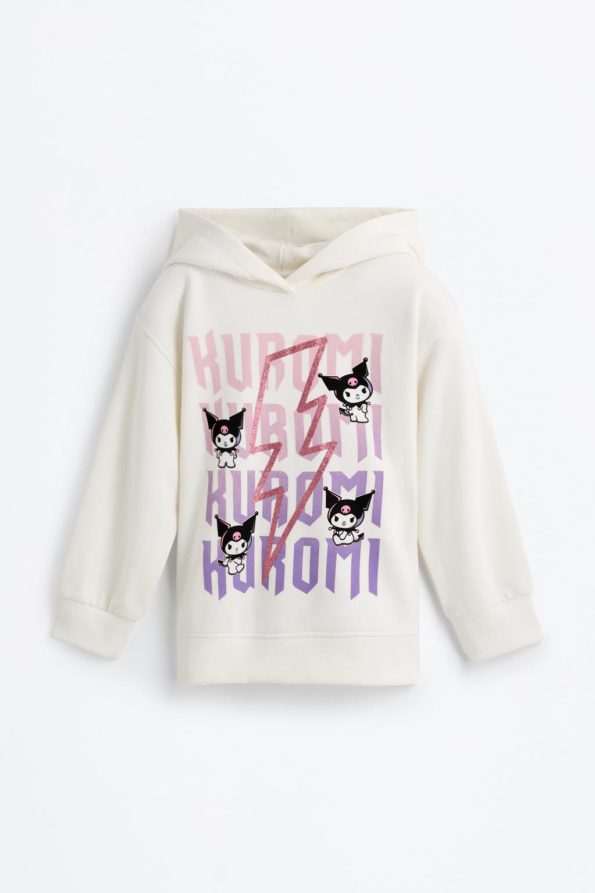 Kuromi Hello Kitty Printed Sweatshirt