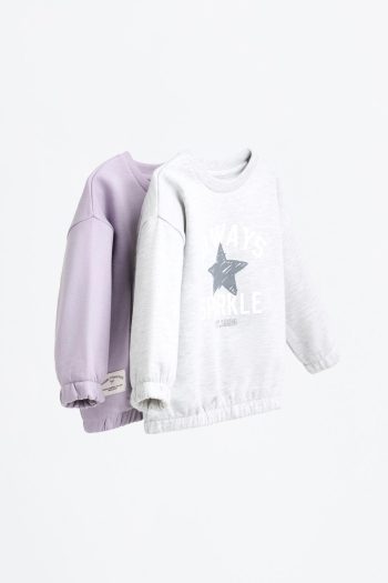 2-Pack Contrast Sweatshirts