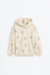 Hooded Patterned Sweatshirt