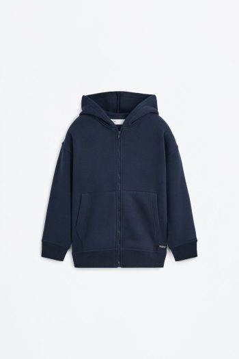 Zippered Hooded Jacket