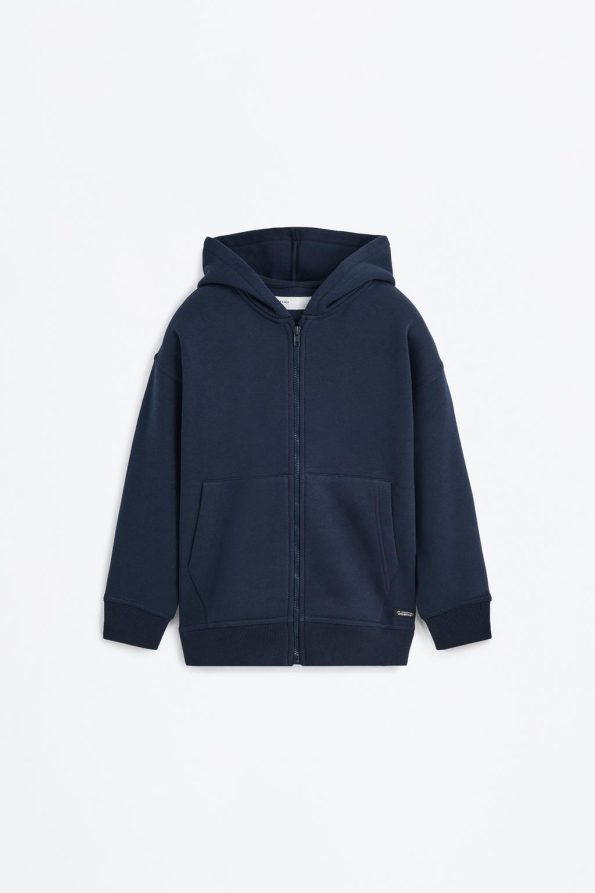 Zippered Hooded Jacket