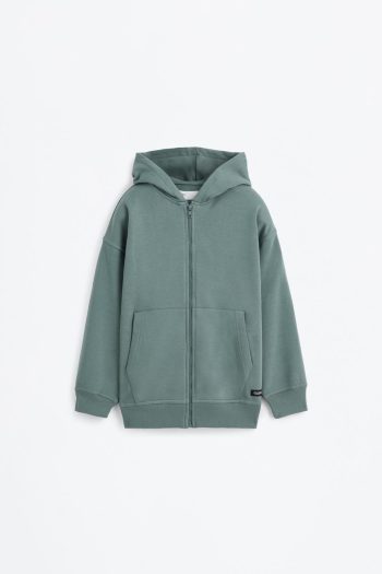 Zippered Hooded Jacket