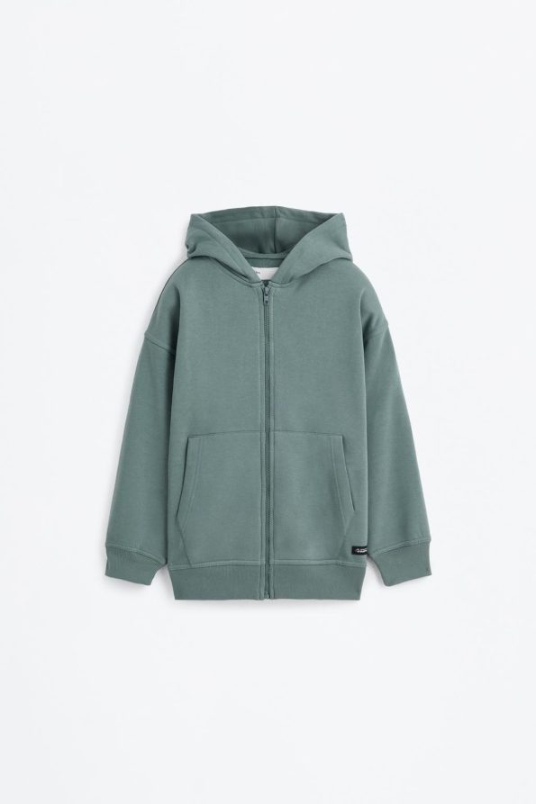 Zippered Hooded Jacket