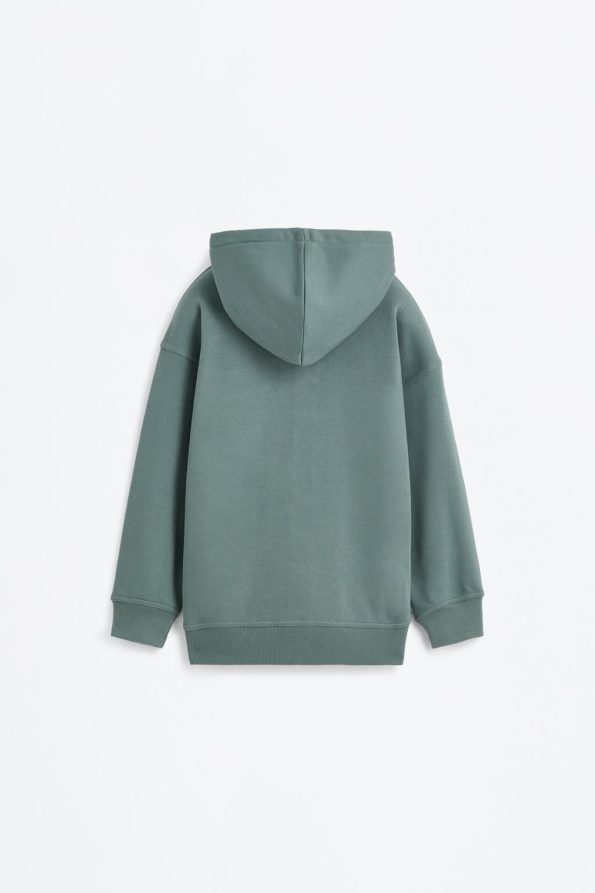 Zippered Hooded Jacket