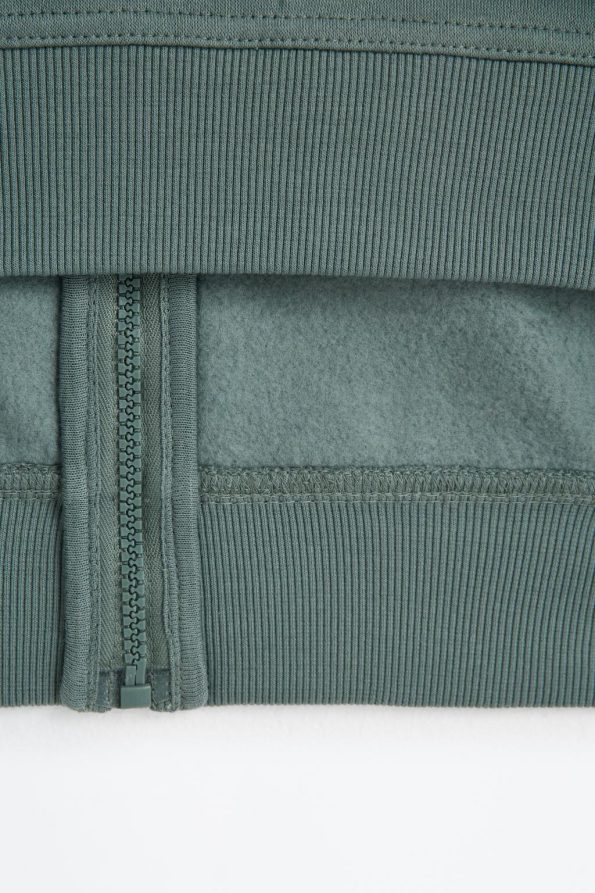 Zippered Hooded Jacket