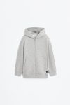 Zippered Hooded Jacket