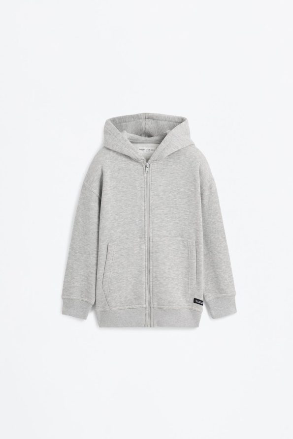 Zippered Hooded Jacket
