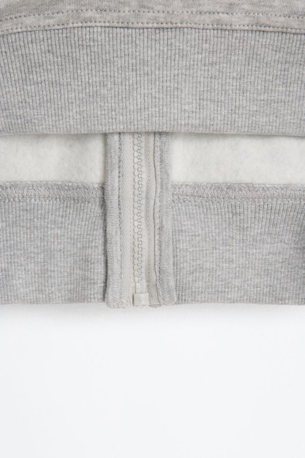 Zippered Hooded Jacket