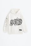 Hooded Patterned Sweatshirt