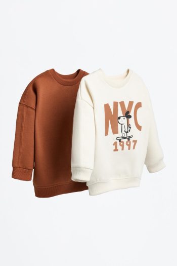2-Pack Contrast Sweatshirts