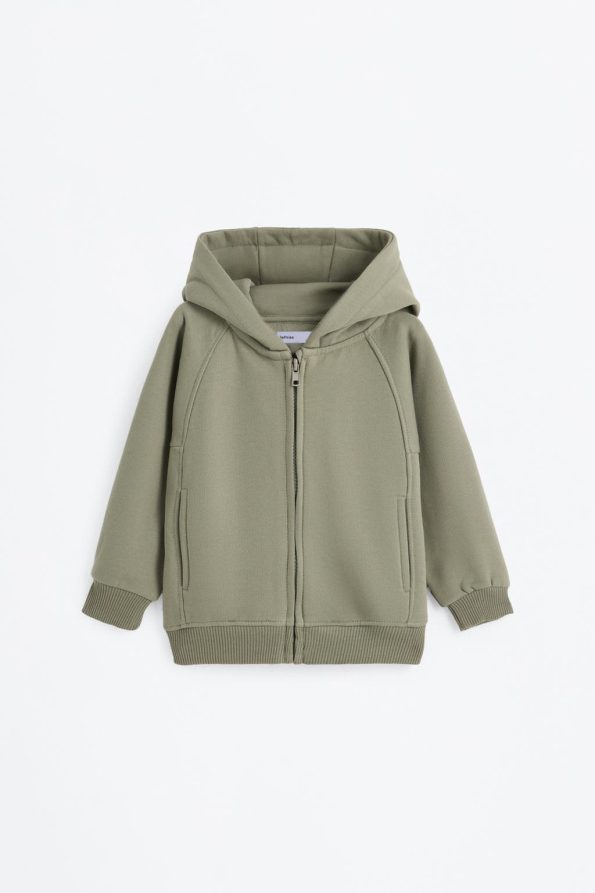 Hooded Sweatshirt Jacket