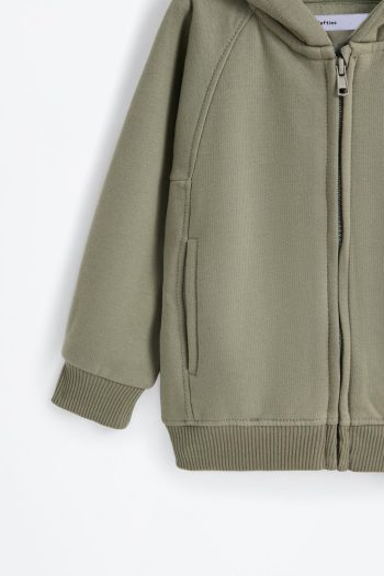 Hooded Sweatshirt Jacket