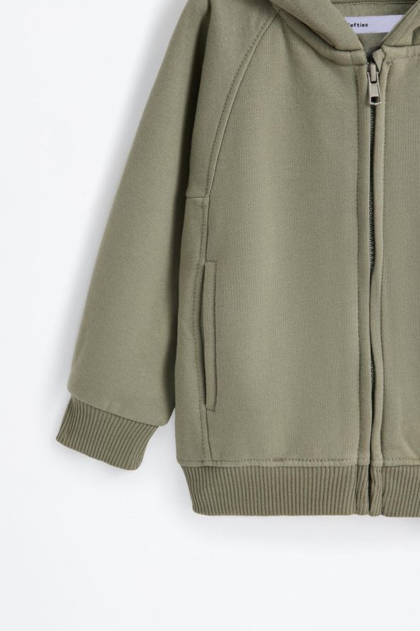 Hooded Sweatshirt Jacket