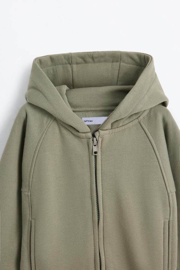 Hooded Sweatshirt Jacket