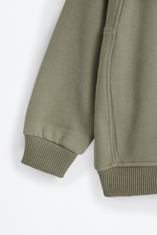 Hooded Sweatshirt Jacket