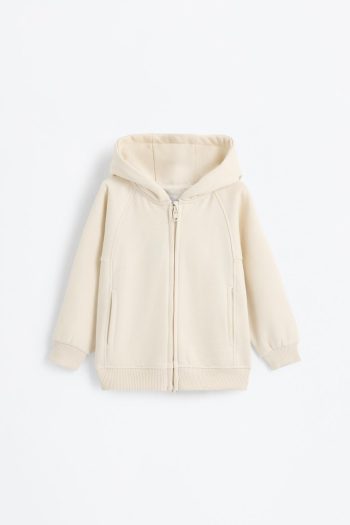 Hooded Sweatshirt Jacket