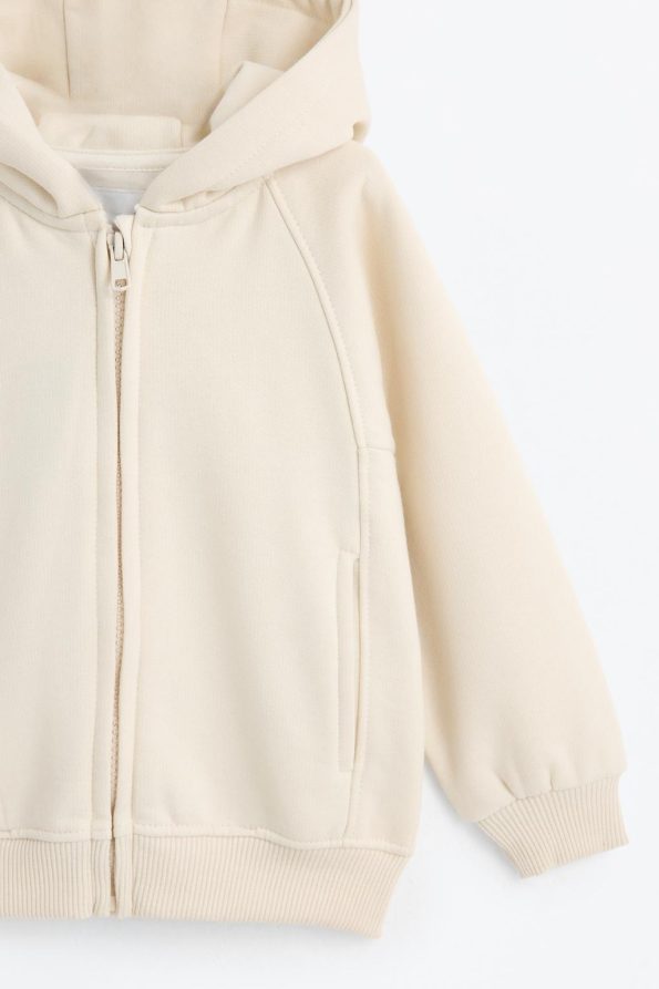 Hooded Sweatshirt Jacket