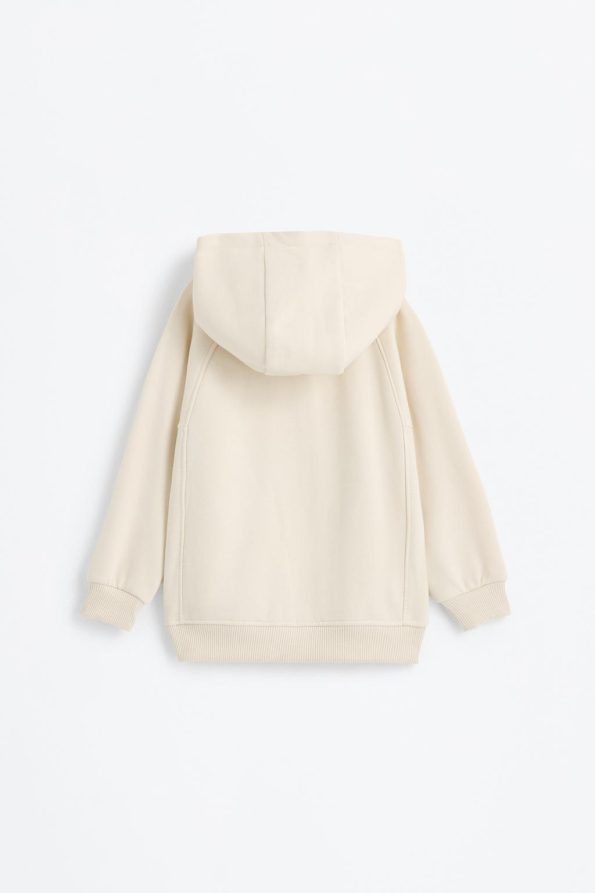 Hooded Sweatshirt Jacket