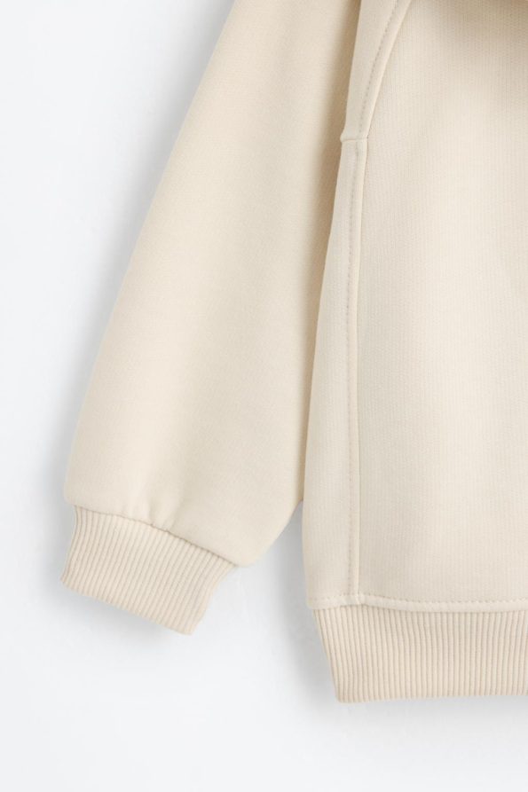 Hooded Sweatshirt Jacket