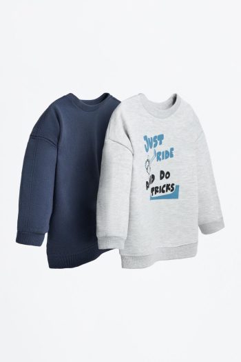 2-Pack Contrast Sweatshirts