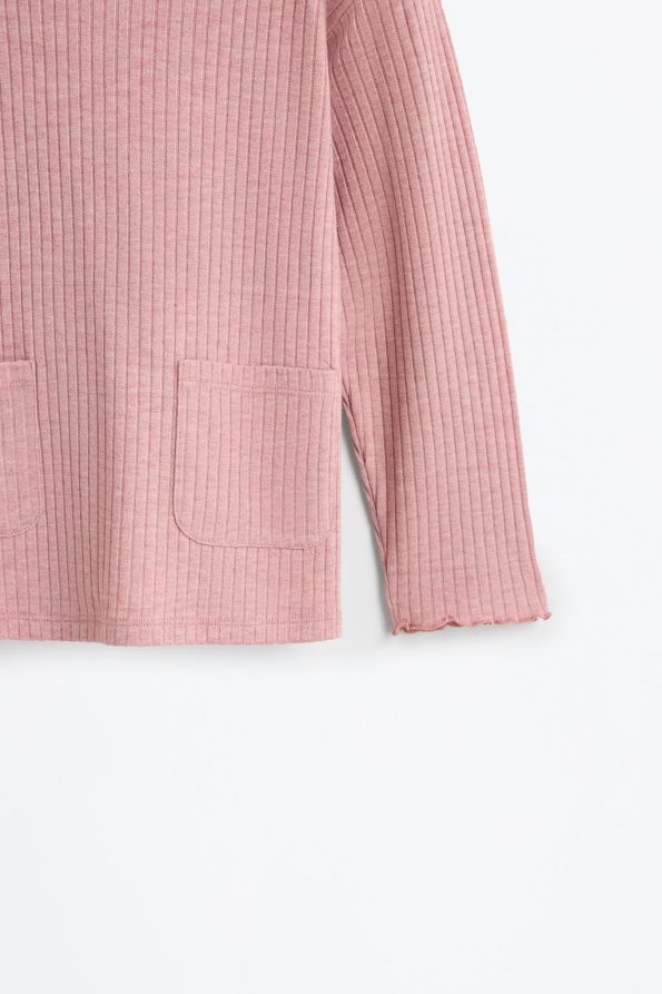 Pocket Ribbed T-Shirt