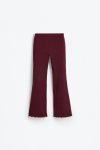 Ribbed Flared Leggings