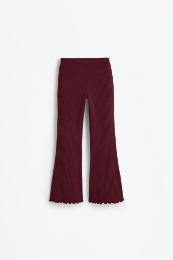 Ribbed Flared Leggings