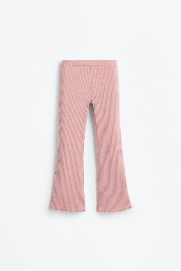 Ribbed Flared Leggings