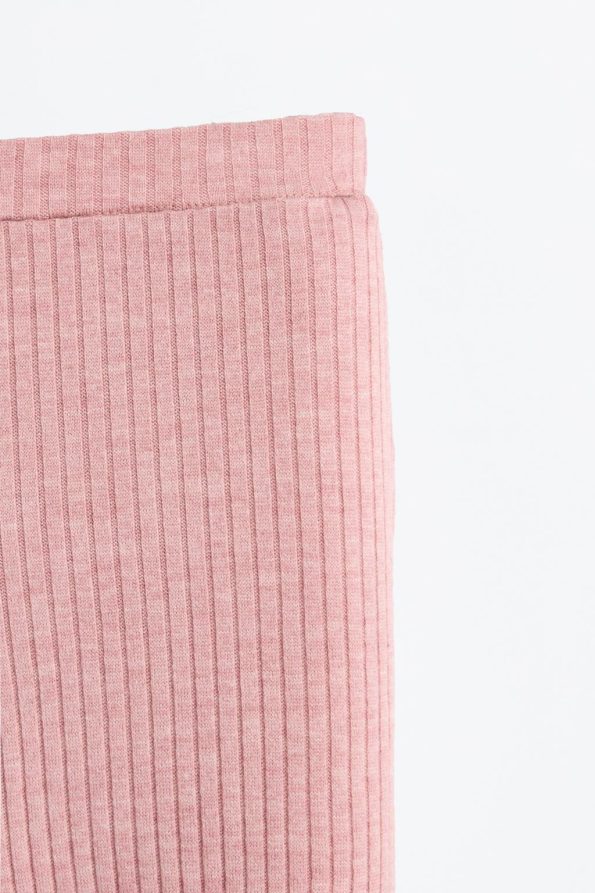 Ribbed Flared Leggings