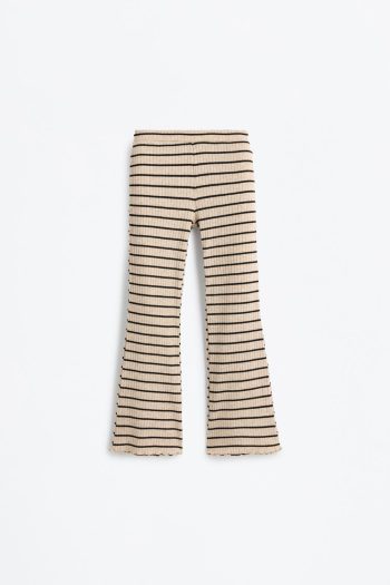 Ribbed Flared Leggings