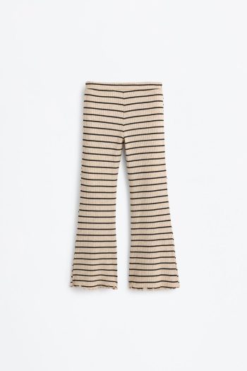 Ribbed Flared Leggings