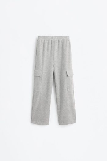 Knitted Cargo Jogger Pants