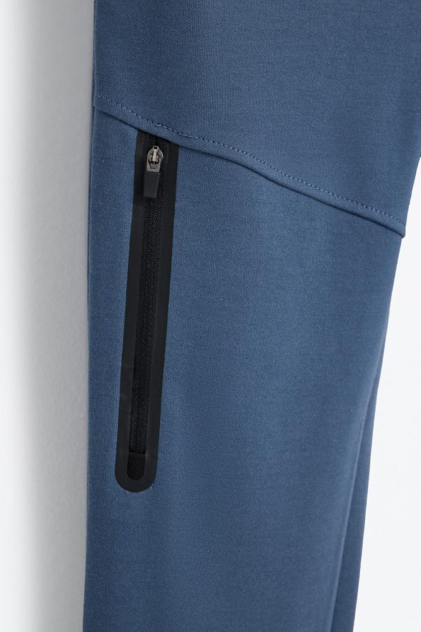 Adjustable Contrast Drawstring Sweatpants