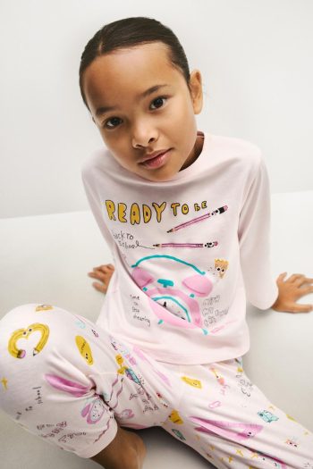Printed Long Pajama Set