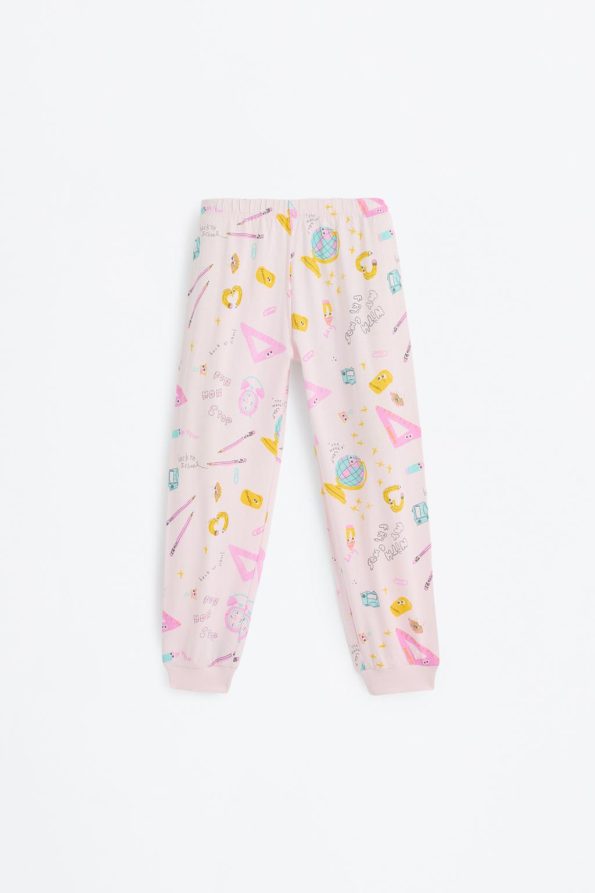 Printed Long Pajama Set