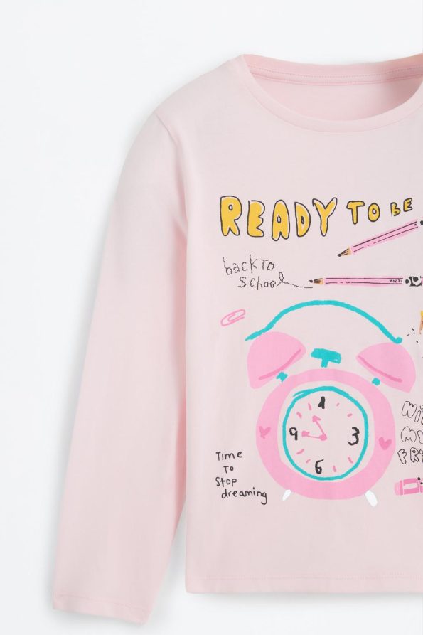 Printed Long Pajama Set