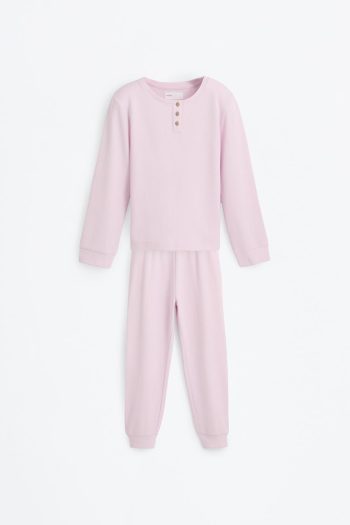 Long Gofre Pajama Set
