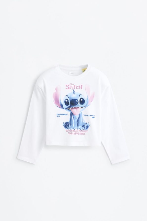 Stitch ©Disney Long Pajama Set with Hair Tie