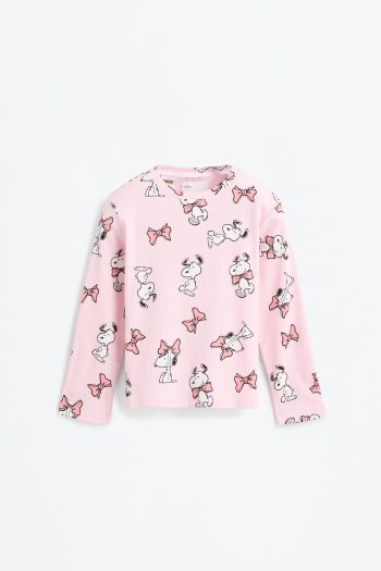 Snoopy Peanuts™ Ribbed Pajama Set