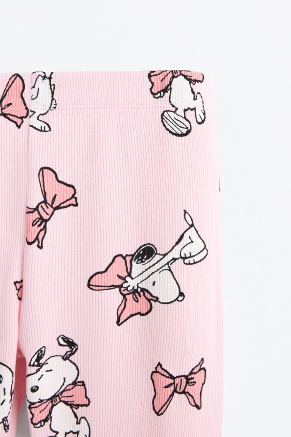 Snoopy Peanuts™ Ribbed Pajama Set