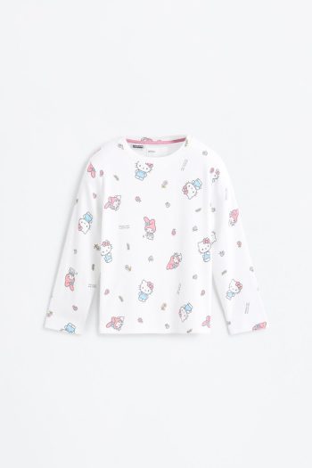 Hello Kitty ©SANRIO Ribbed Pajama Set